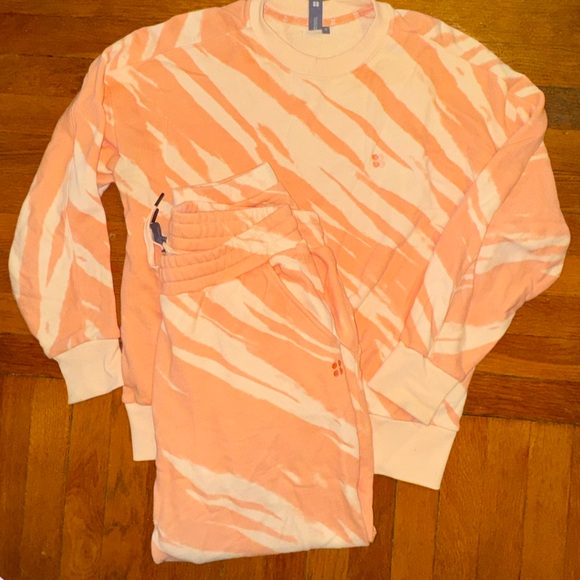 Sweaty Betty sweat set, coral - Picture 2 of 8